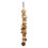 Parrot Chewing Toy Beak Grinding Safe Log Nut Pine Cone Corn Leaf Hanging Bird 15