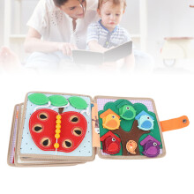 Felt Toddler Activity Book for Travel, Early Learning, & Quiet Play