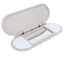 Cache-miroir du pare-soleil 51167366950 Gris F54-F60