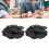 Set da 2 dadi Left Right Center - Gioco in plastica nera 1