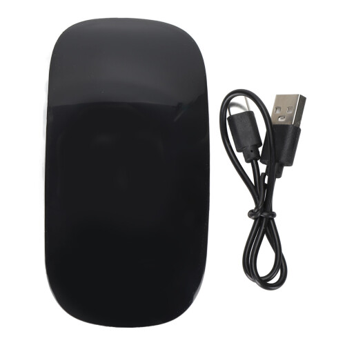 BT5.2 Slim Mouse 400mAh USB-C 1600dpi Black 1