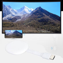 Adaptador de pantalla inalámbrico 1Gbit 1920x1080 Blanco