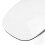 Ratón inalámbrico blanco delgado y curvado BT5.2 400mAh 11
