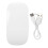 Ratón inalámbrico blanco delgado y curvado BT5.2 400mAh 2