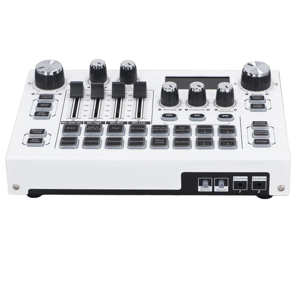 Professional Digital USB Sound Mixer 3000mAh Metal Dual Core DSP
