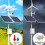 Panel solar de 10W 12V IP65 33x20x1.6cm negro 10