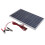 Panel solar de 10W 12V IP65 33x20x1.6cm negro 12