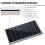 Panel solar de 10W 12V IP65 33x20x1.6cm negro 7
