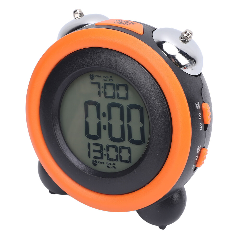 Vibrating Alarm Clock with Bed Shaker - Digital LED Display, Adjustable Volume