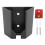 Supporto per adattatore Ethernet in ABS, 6x5,56x2,7 cm, Nero 3