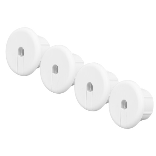 Ensemble de 4 manchons de câbles muraux blancs pour satellite