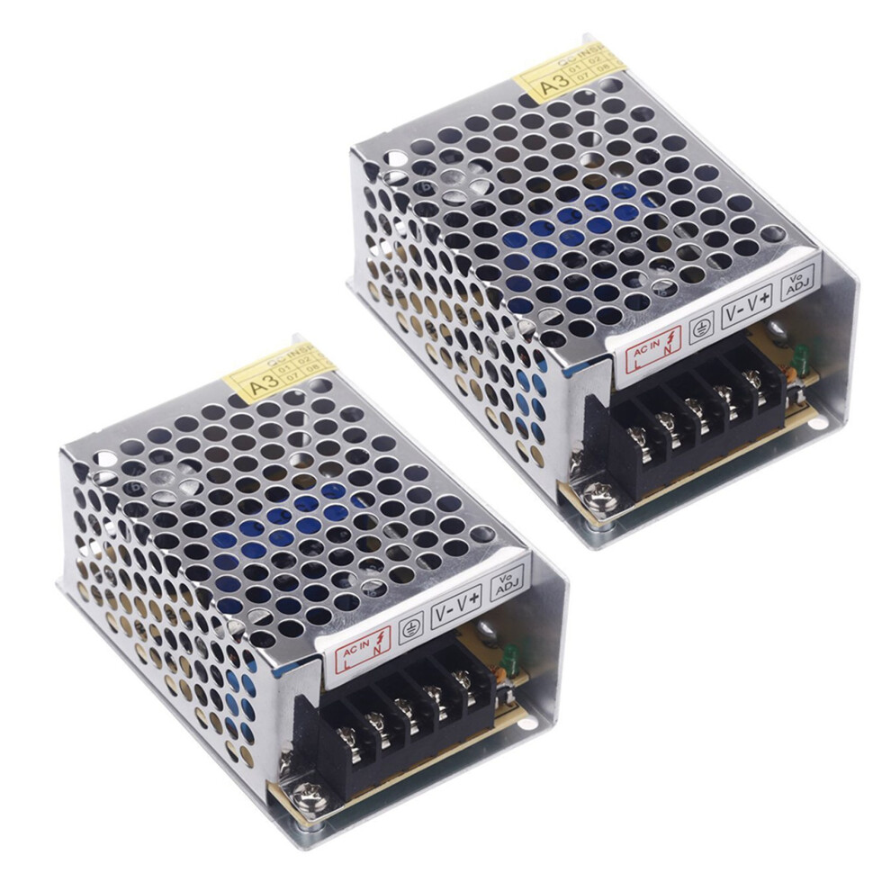 2X Ac 100V - 240V To Dc 5V 5A 25W Voltage Converter Switches Power Sup 4854049542450