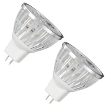 2X 4W Dimmable MR16 LED Bulb/3200K Warm White Spotlight/50 Watt Equiva