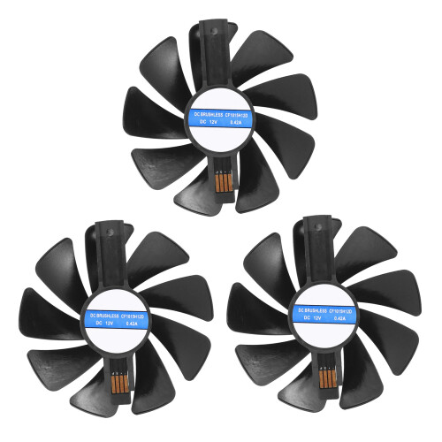 τεμάχια 95mm CF1015H12D DC12V ανεμιστήρας ψύξης κάρτας γραφικών αντικατάστασης για S 1