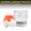 Chargeur de roulements Ø 3,5 po, 11,5  11 cm Transparent/Orange 4