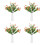 32Pcs Outdoor Uv Resistant Plants, 32 Branches Faux Plastic Greenery S 1