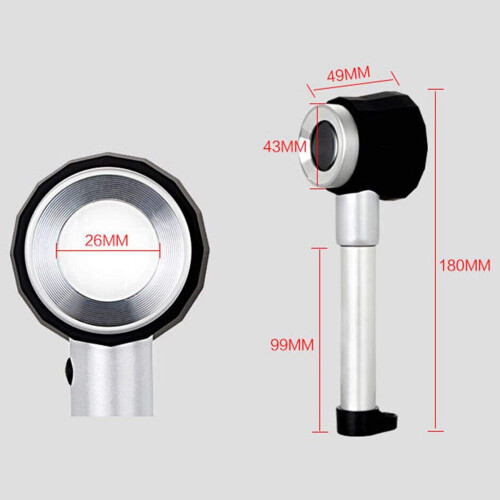 3pcs Handheld 45X Folding Linen Tester Metal Magnifiers Cloth Thread C 2