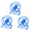 3X Pet Jogging Hamster Mouse Mouse Piccolo Giocattolo per Esercizio Corsa Spinner S 2