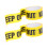 2X Absperrband 25 m Baustellenverpackung zum Sichern von P 1