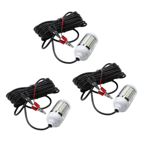 3x 12V 15W Φως ψαρέματος 108 τεμάχια 2835 LED Υποβρύχια δολώματα ψαρέματος
