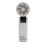 Portable Handheld Fan with Light, 4000mAh, 5-Speed Ice Cooling White 8
