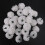 60 Pcs Carnations Craft Artificial Flower Silk Spherical Heads Wedding 4