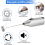 2X Milk Frother Quiet Hand Held Whisk High Powered Mini Blender Electr 5
