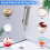2X Milk Frother Quiet Hand Held Whisk High Powered Mini Blender Electr 6