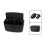 2X Portacenere rettangolare in plastica nera per auto con LED blu 3