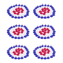 Lot de 300 marqueurs de balle de golf de 18 mm, couleur aléatoire