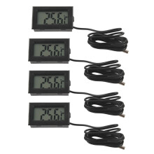 4X Neue Digital LCD Thermometer Temperatur Gauge Sonde Sensor -50 C ZU
