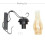 4X Vintage Rustic Wall Lamp in Glass and Mood Light Decorative for Bed 3