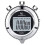 2X Digital Stopwatch Timer Metal Stop Watch with Backlight, 2 Lap for 3