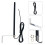 Antenna esterna da 315 MHz 3 dBi 250 mm Nero/Argento 2
