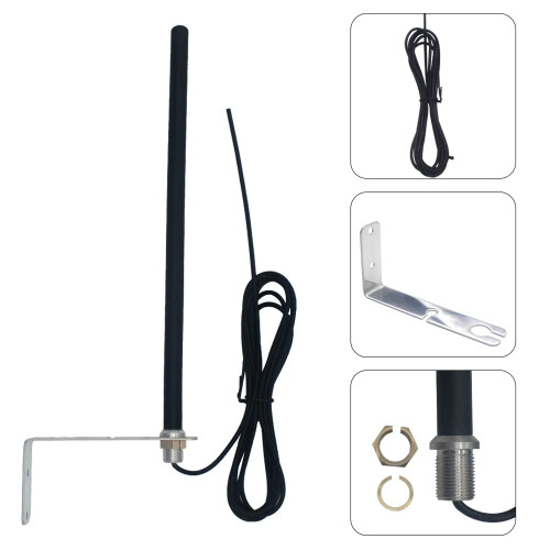 Antenna esterna da 315 MHz 3 dBi 250 mm Nero/Argento 1