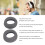 Gris PS5 Pulse 3D almohadillas para auriculares - espuma viscoelástica 4