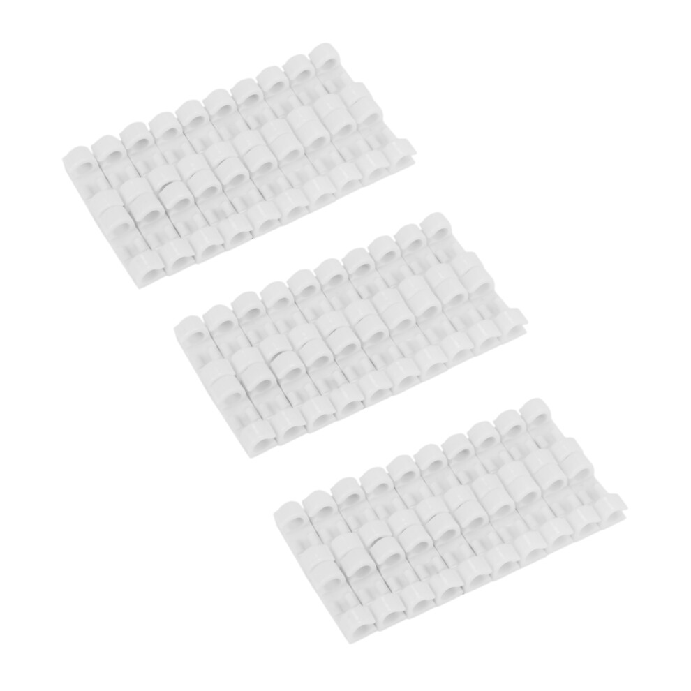 60Pcs/Lot Wire Fixing Clamp Clip Desktop Clear Up Clips Holder Clamps 4854049554057