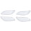 2 Pair Car Left & Right Front Headlight Cover Waterproof Clear Lens Sh 2