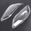 2 Pair Car Left & Right Front Headlight Cover Waterproof Clear Lens Sh 5