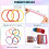 192 τεμάχια Potholder Loops Υφαντική Χειροτεχνία με Πολλαπλά Χρώματα για DIY 8