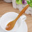 2X Wood Spoons Bowl Set,Wooden Handmade Flatware Tableware Cutlery Sou 6