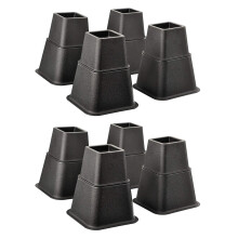 16Pcs Adjustable Bed Risers or Furniture Riser to Create An Additional