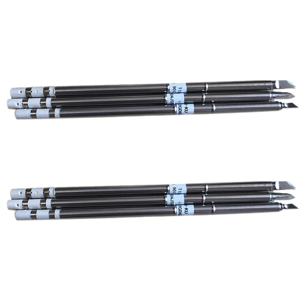 6Pcs T12 Series Iron Tip T12-K Ku Kf For Solder Tips Soldering Welding 4854049565879