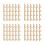 96 mini présentoirs en bois de 12,7 cm, chevalets, dessus de table, adaptés à 1