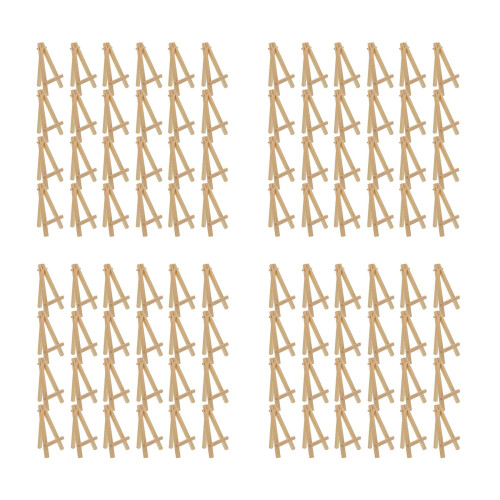 96 mini présentoirs en bois de 12,7 cm, chevalets, dessus de table, adaptés à 1