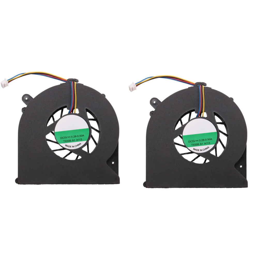 2X New Cpu Cooling Fan Fit 4Pin For Probook 4530S 4535S 4730S 6460B 64 4854049561802