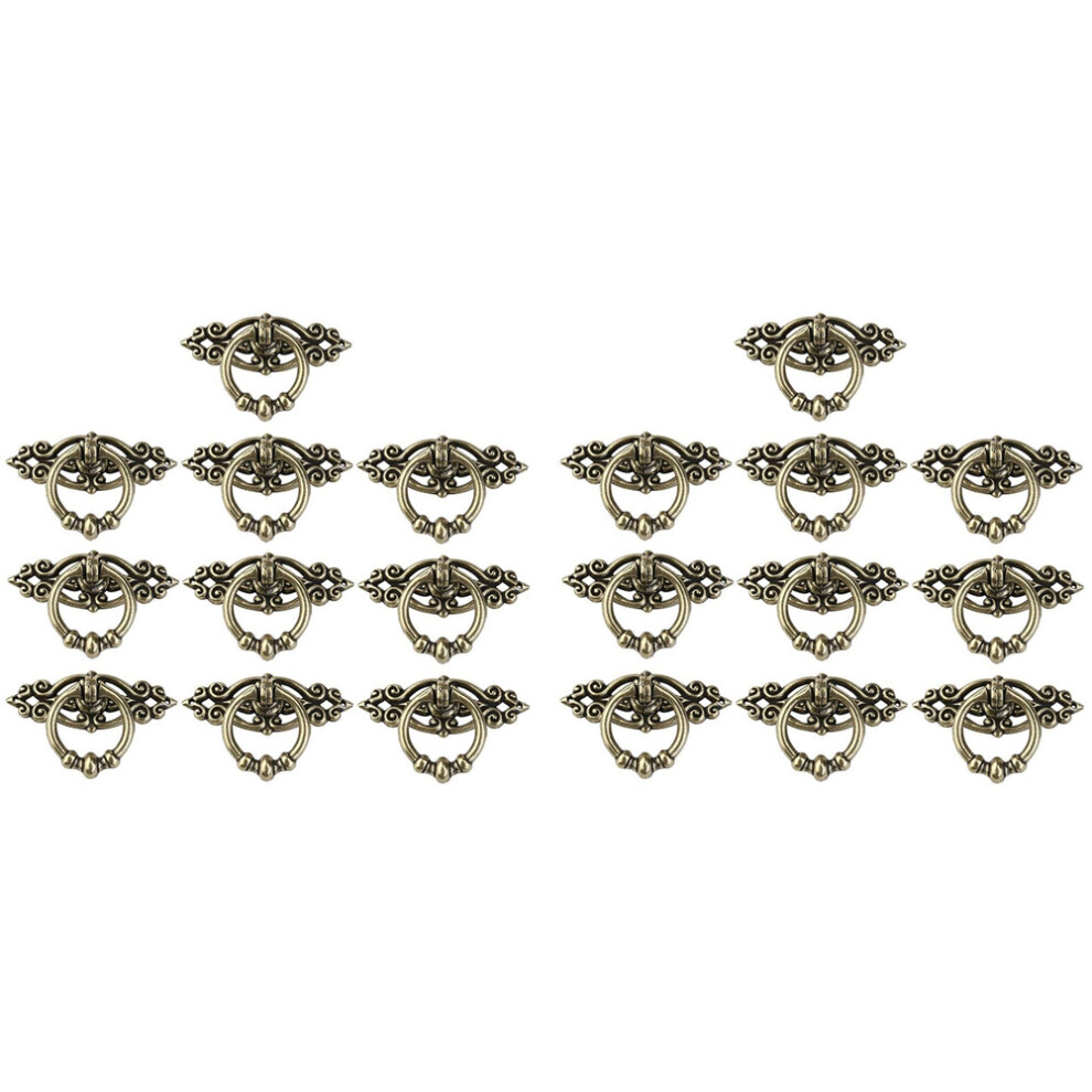 20Pcs Vintage Kitchen Cabinet Cupboard Dresser Door Drawer Ring Pull H 4854049562168