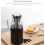 2X Macchina per caffè freddo, infusore per tè freddo con coperchio e bilancia, doppia 3