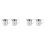 Συσκευασία 4 κανατών αφρού εσπρέσο Bell Creamer 3Oz από ανοξείδωτο ατσάλι 2