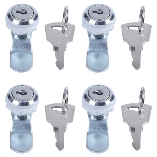 4X Useful Cam Locks for Lockers,Cabinet Mailbox,Drawers, Cupboards + K 1